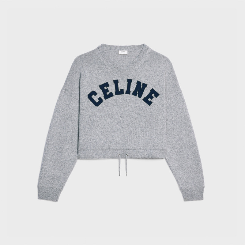 CELINE ATHLETIC SWEATER IN CASHMERE/WOOL 1