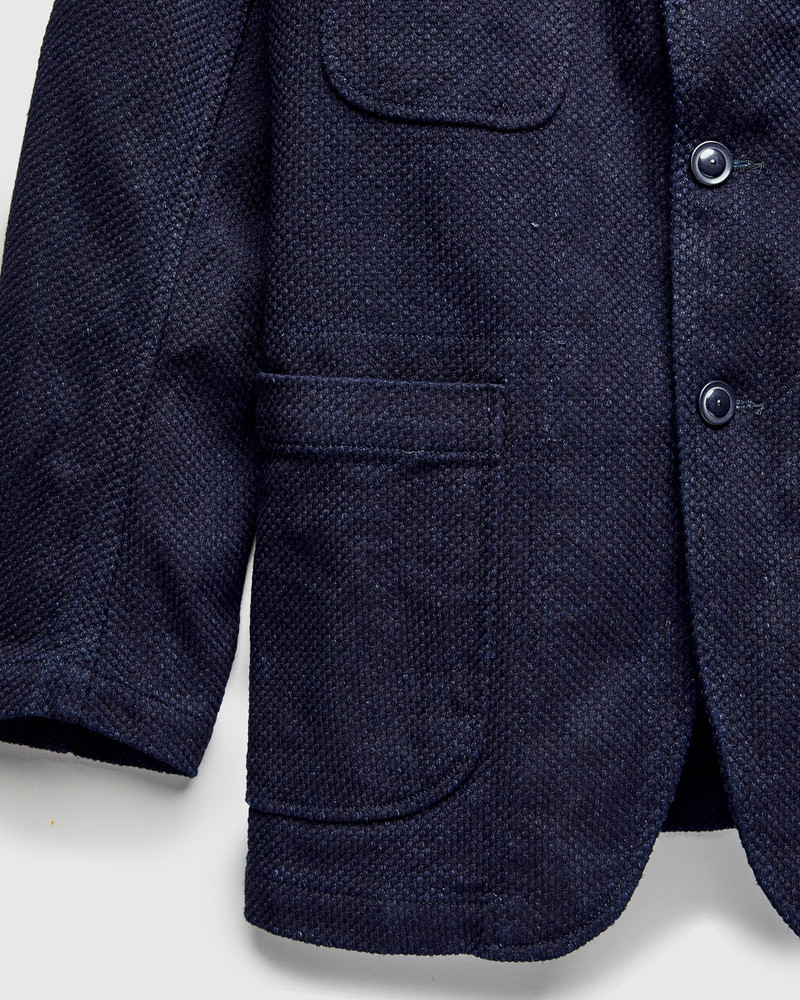 "No-Gi" Bedford Jacket in Indigo Heavyweight Sashiko 5
