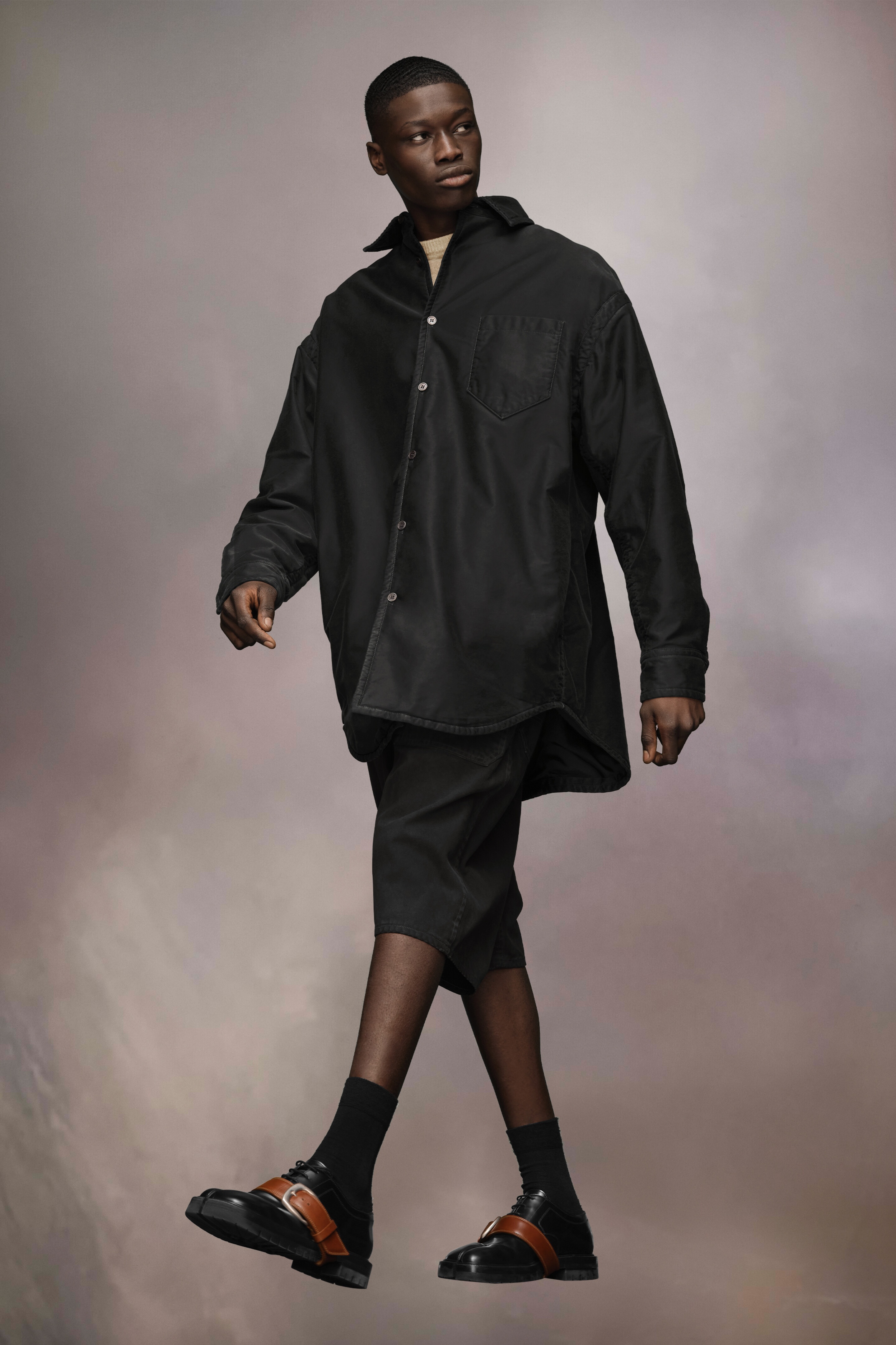 Padded Satin Cotton Shirt - 3