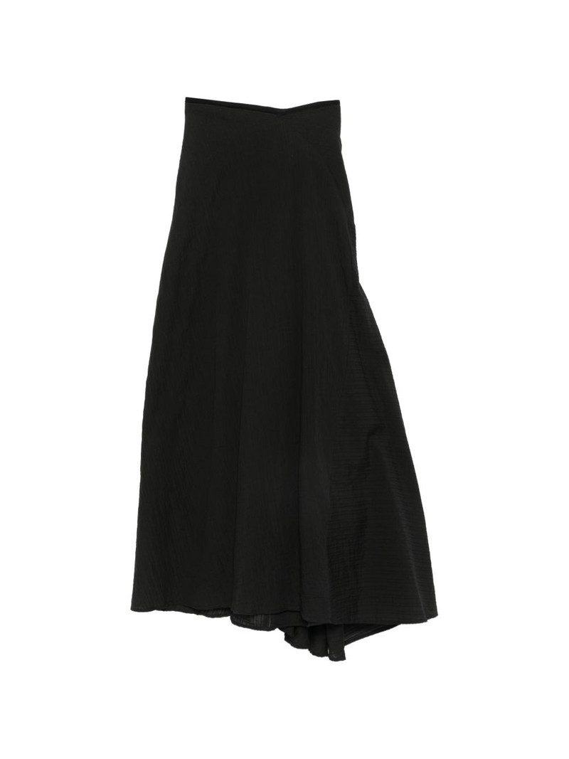 crinkled asymmetric skirt 1