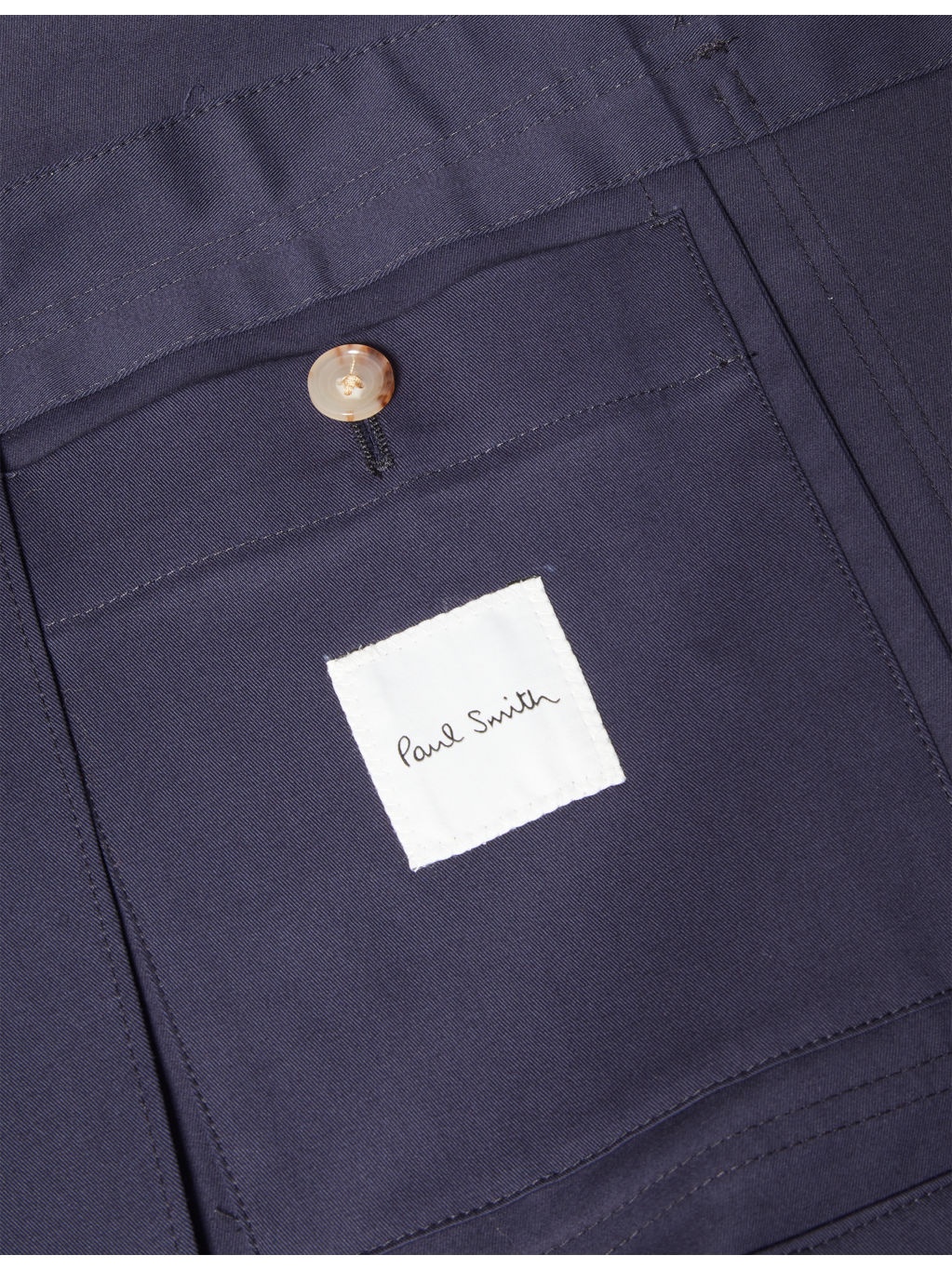 Notch-Lapels Regular-Fit Stretch-Cotton Blazer - 7