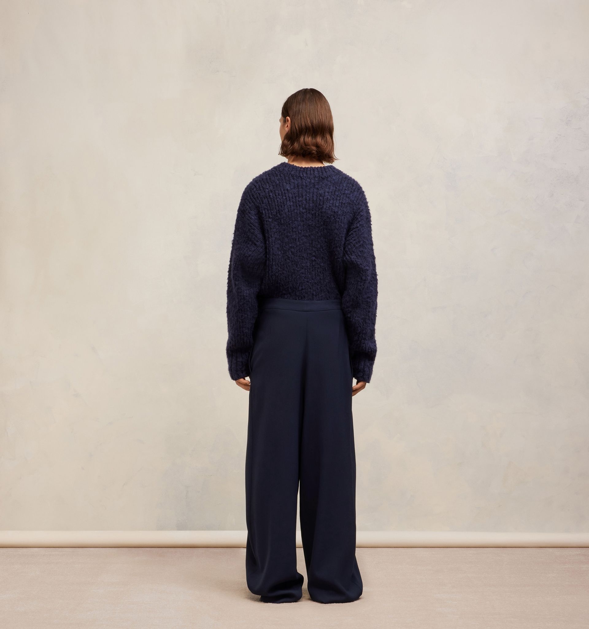 Wide Fit Trousers With Front Panels - 5
