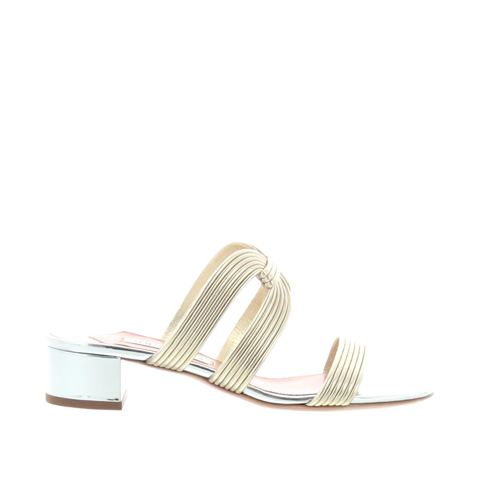 Aquazzura – Esencia Sandal 35 – Light Gold - 1