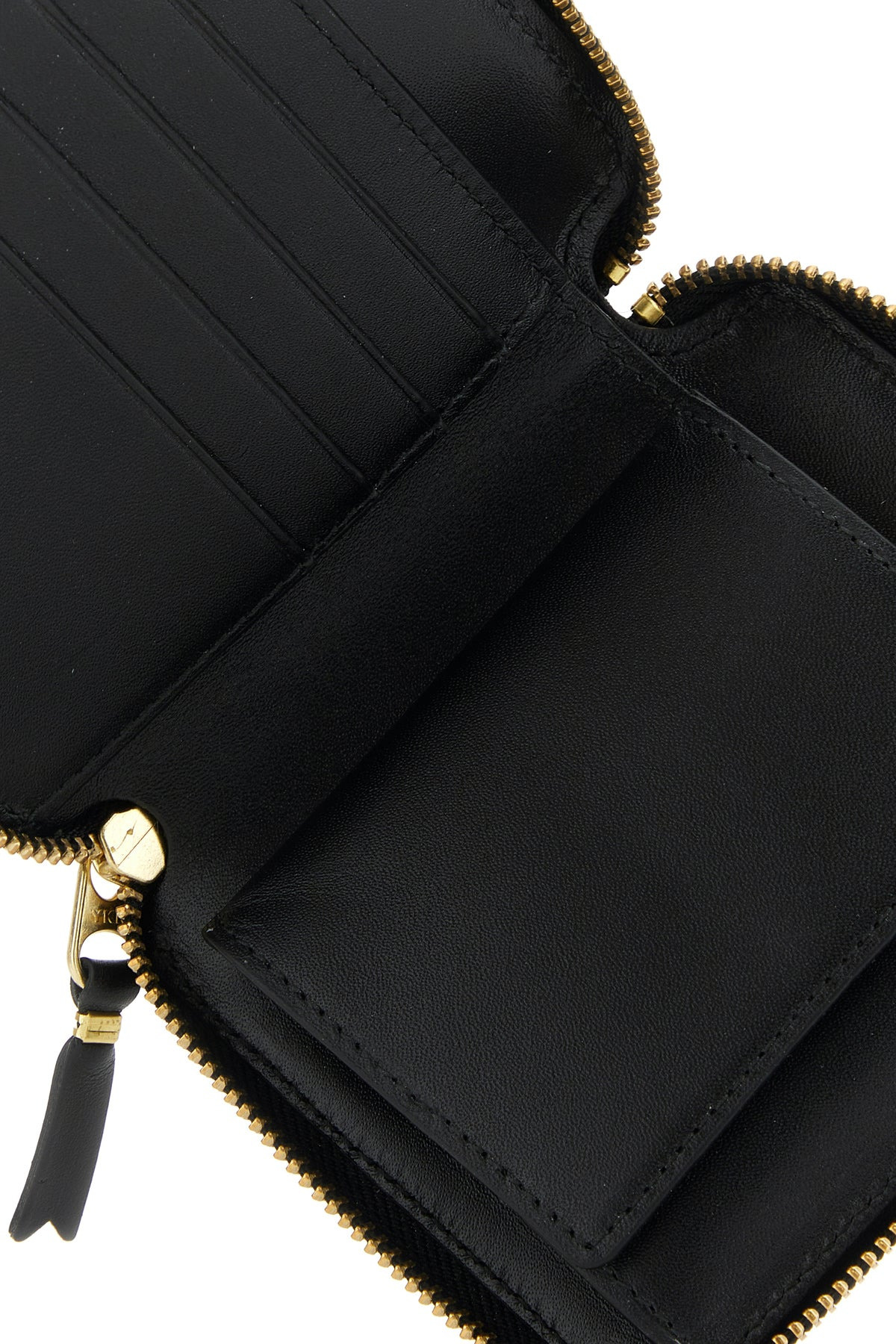 Black leather wallet - 4