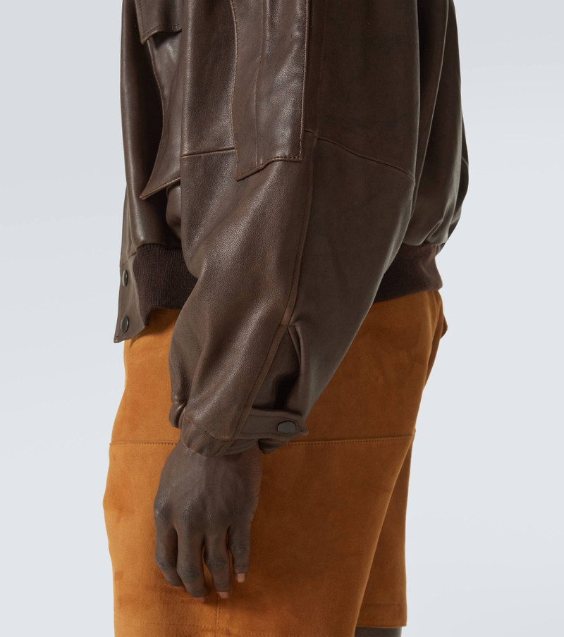 Leather blouson 7
