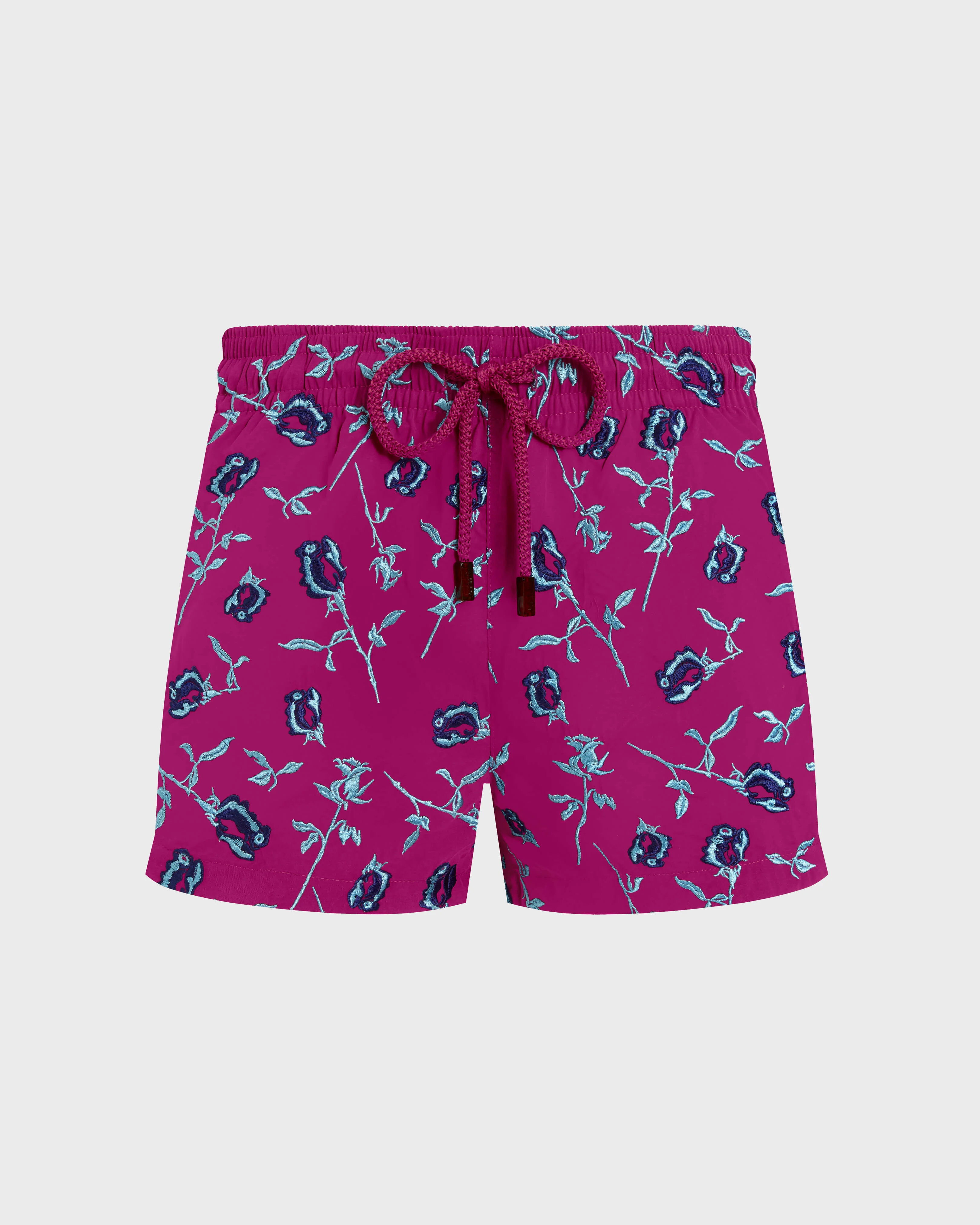 WOMEN EMBROIDERED ROSES SWIM TRUNKS - LIMITED EDITION - 1