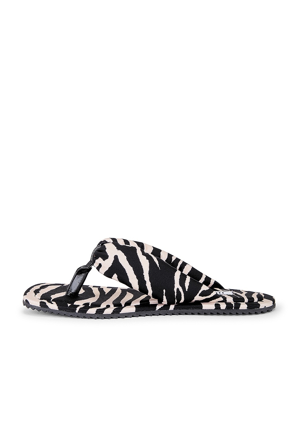 Zebra Printed Indie Flat Thong Sandal - 5