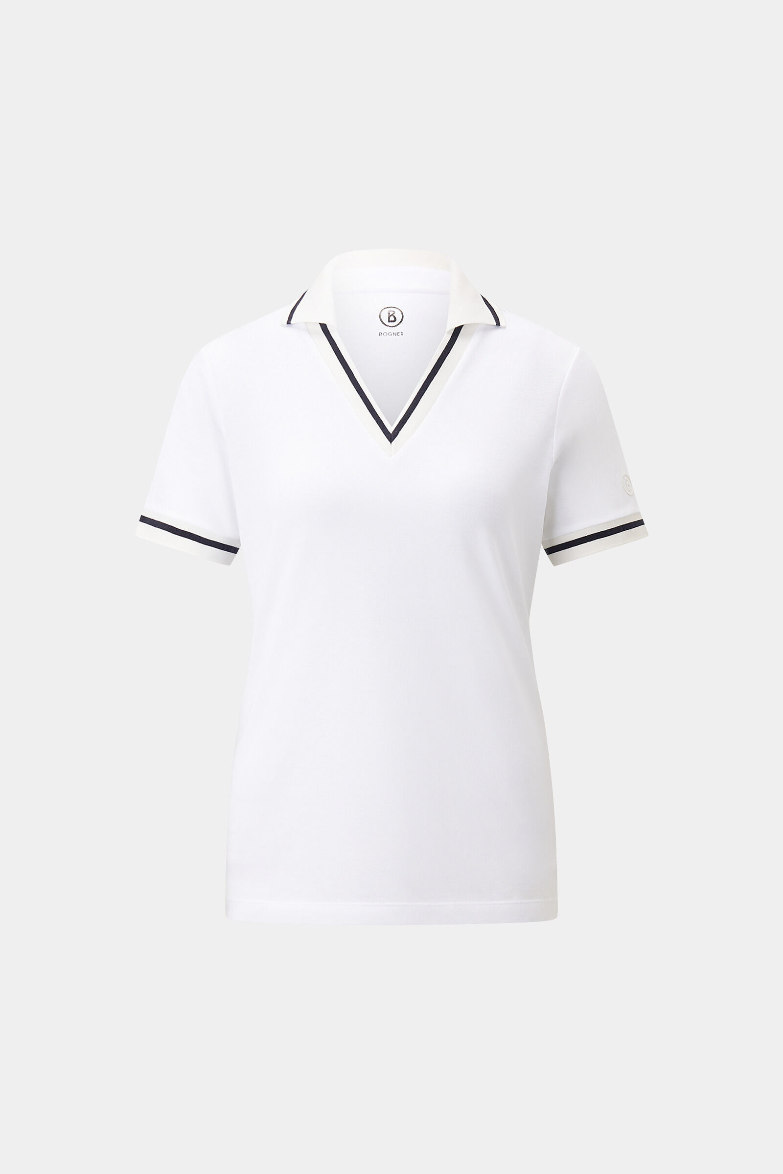 Lydia functional short-sleeved top in Off-White - 1
