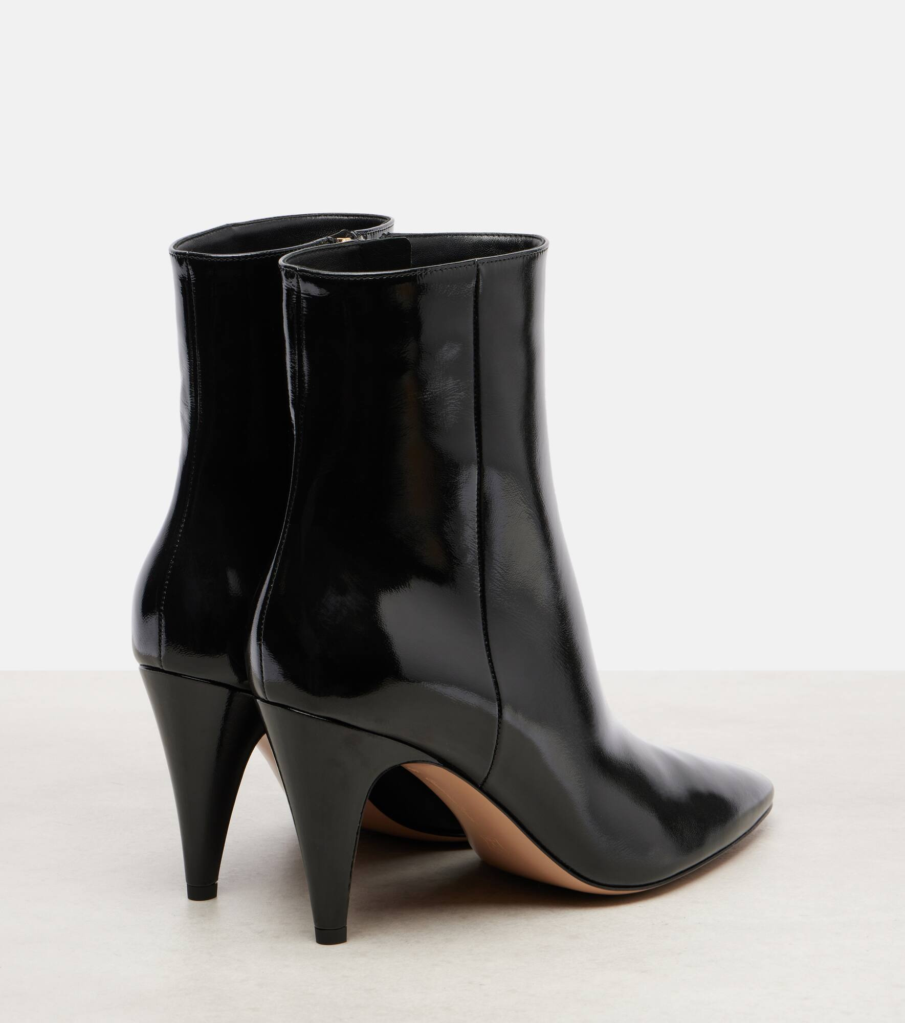 Amelia 85 patent leather ankle boots - 2