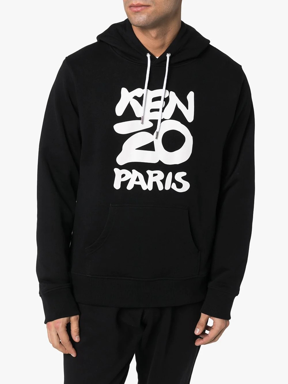 logo-print hoodie - 3