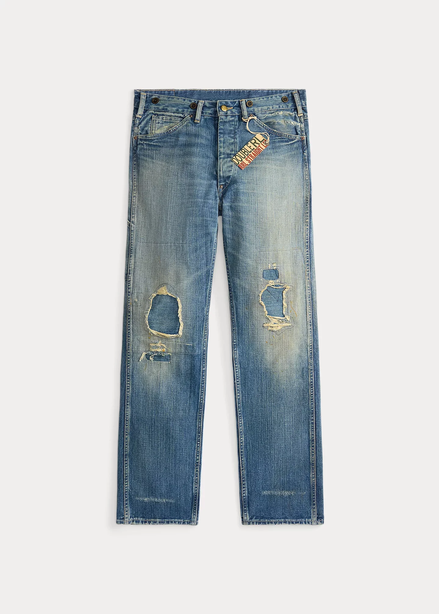 Straight Fit Eastborough Distressed Jean - 1
