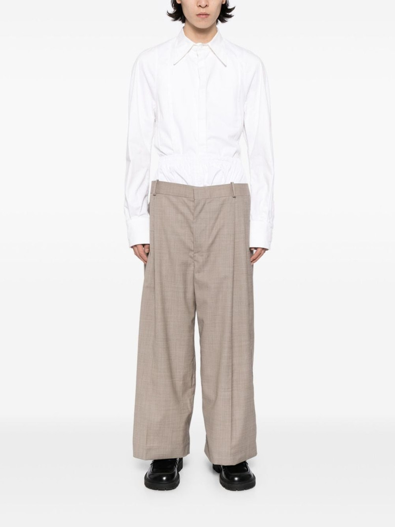 HED MAYNER layered wide-leg trousers outlook
