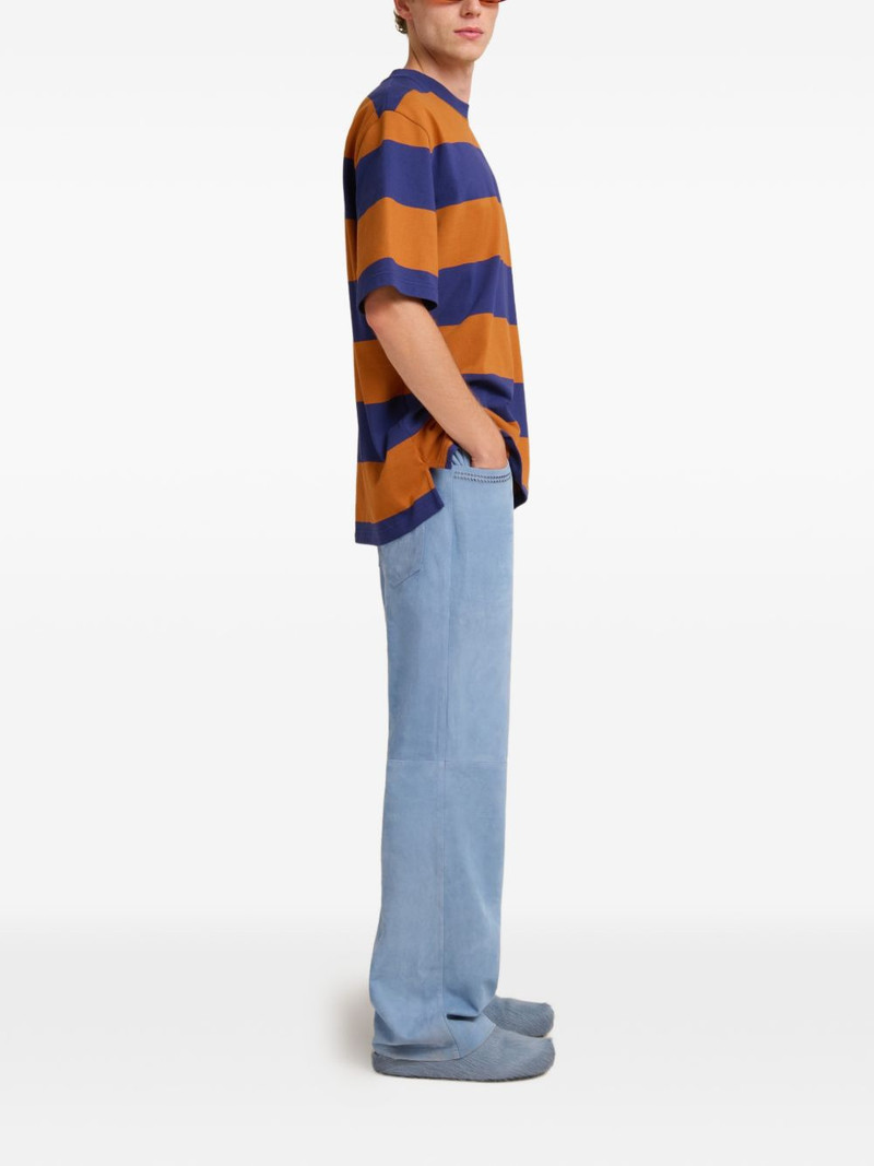 Marni striped-pattern short-sleeve T-shirt outlook