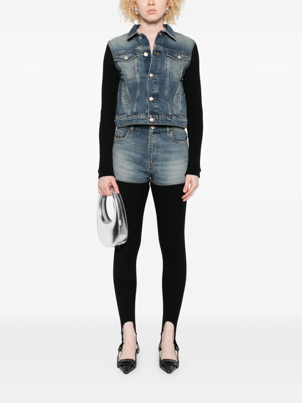 Hybrid ribbed denim jeans - 2