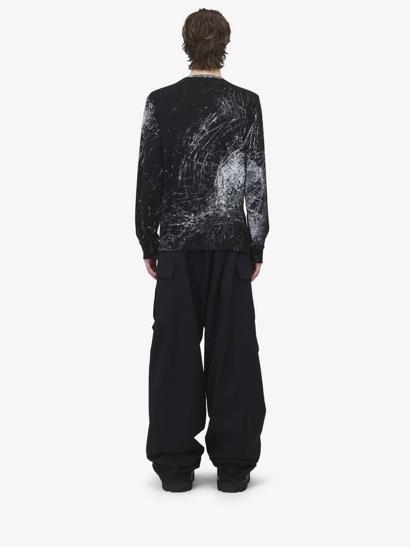 Smashed Glass Long-sleeved T-shirt - 5