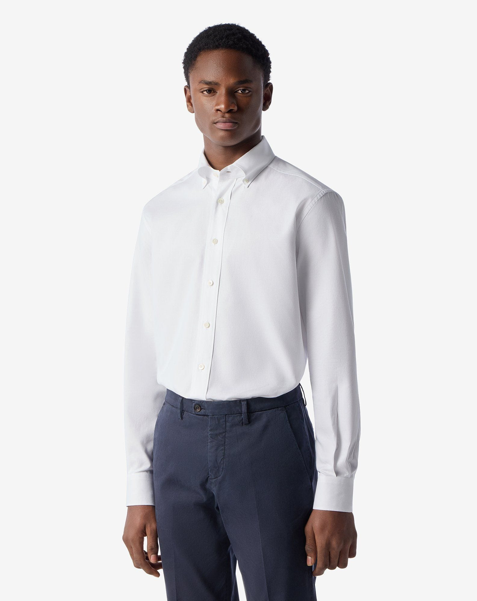 White royal Oxford cotton shirt - 3