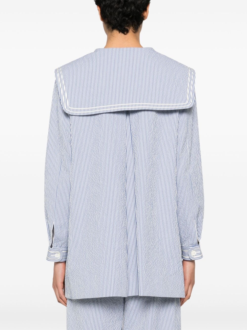 Club Stripe sailor coat - 4