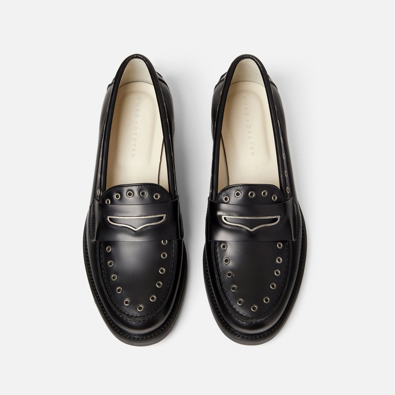 Wilde Silver Rivet Penny Loafer - Women's 1
