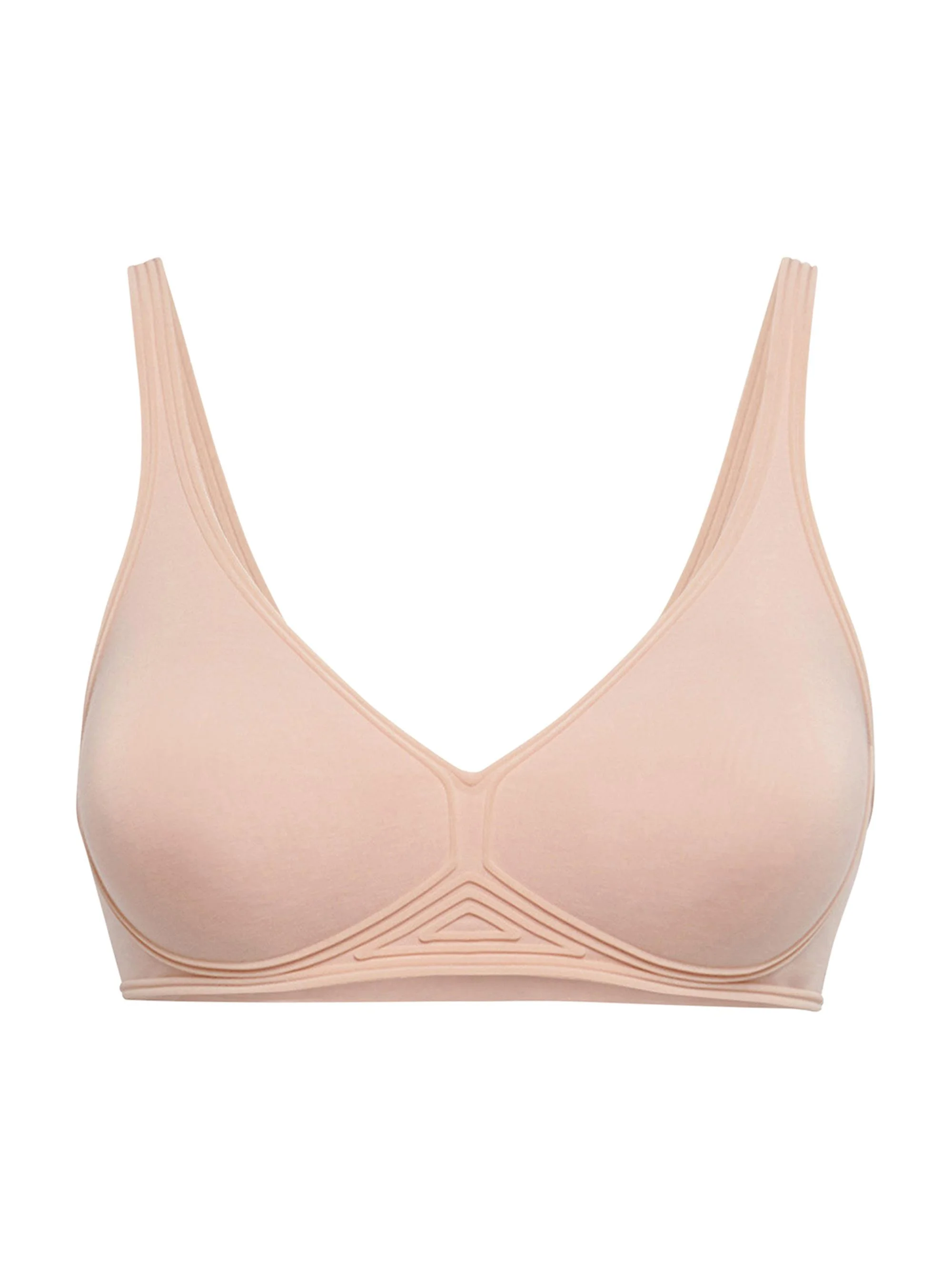 Women's 3W Skin Wireless Bra - Rose - 1