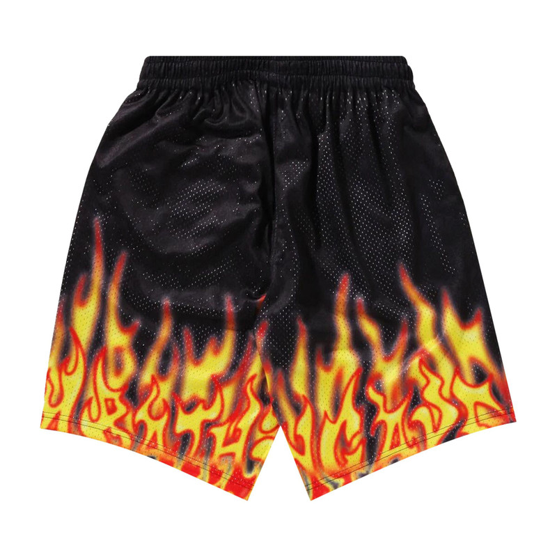 A BATHING APE® BAPE Reversible Basketball Shorts 'Red' outlook