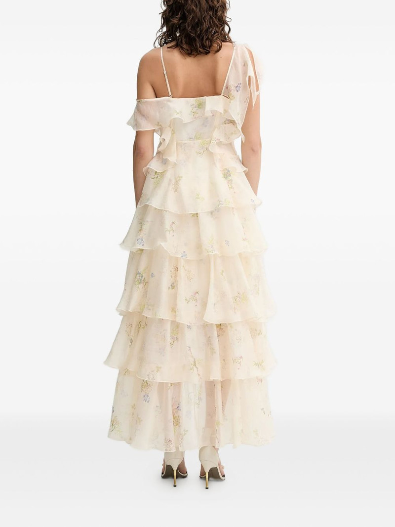 floral-print ruffled dress 3