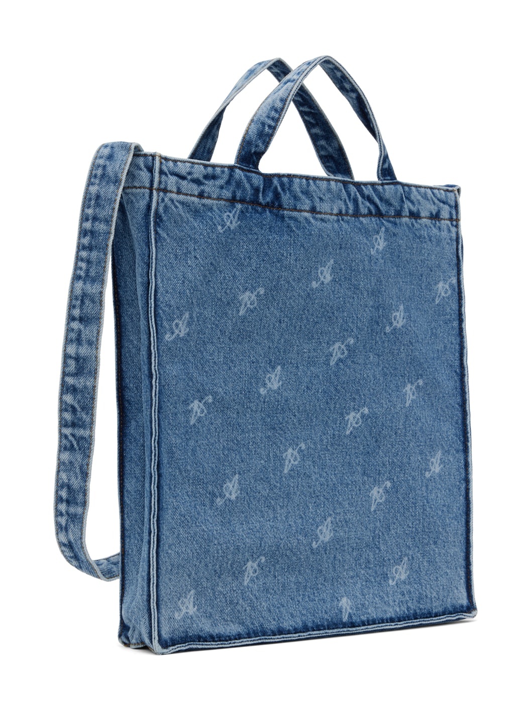 Blue Dune Script A Denim Tote - 2