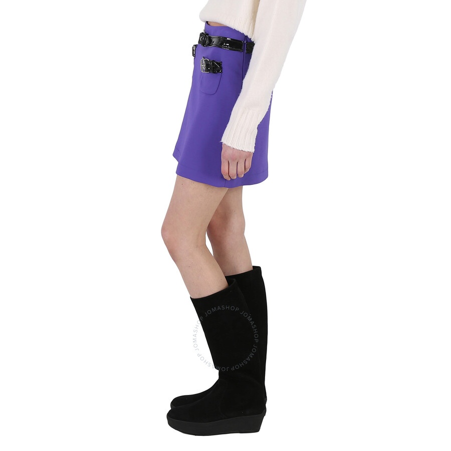 Moschino Ladies Purple Piped Mini Skirt, Brand Size 40 (US Size 6) - 5