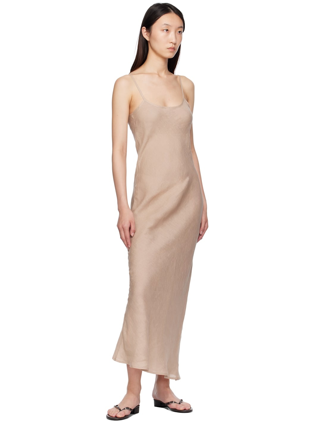 Beige Dydine Maxi Dress - 4
