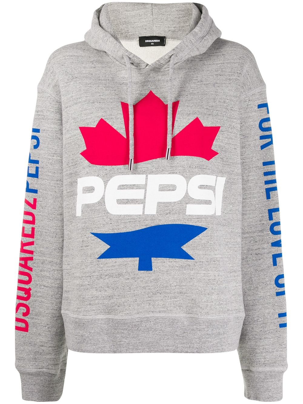 #D2XPepsi logo print hoodie - 1