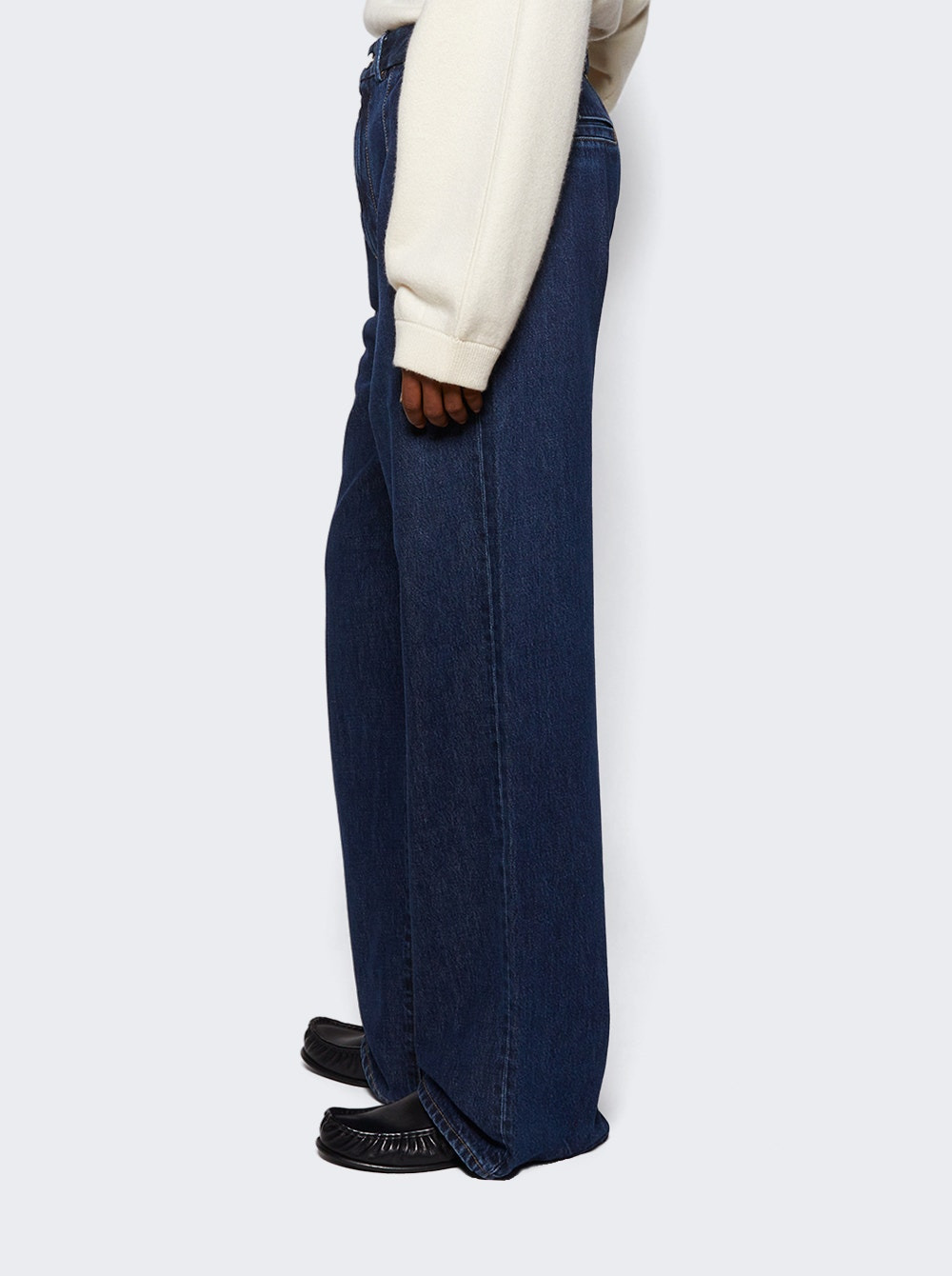 Attu Lds Straight Leg Jeans Washed Blue - 3