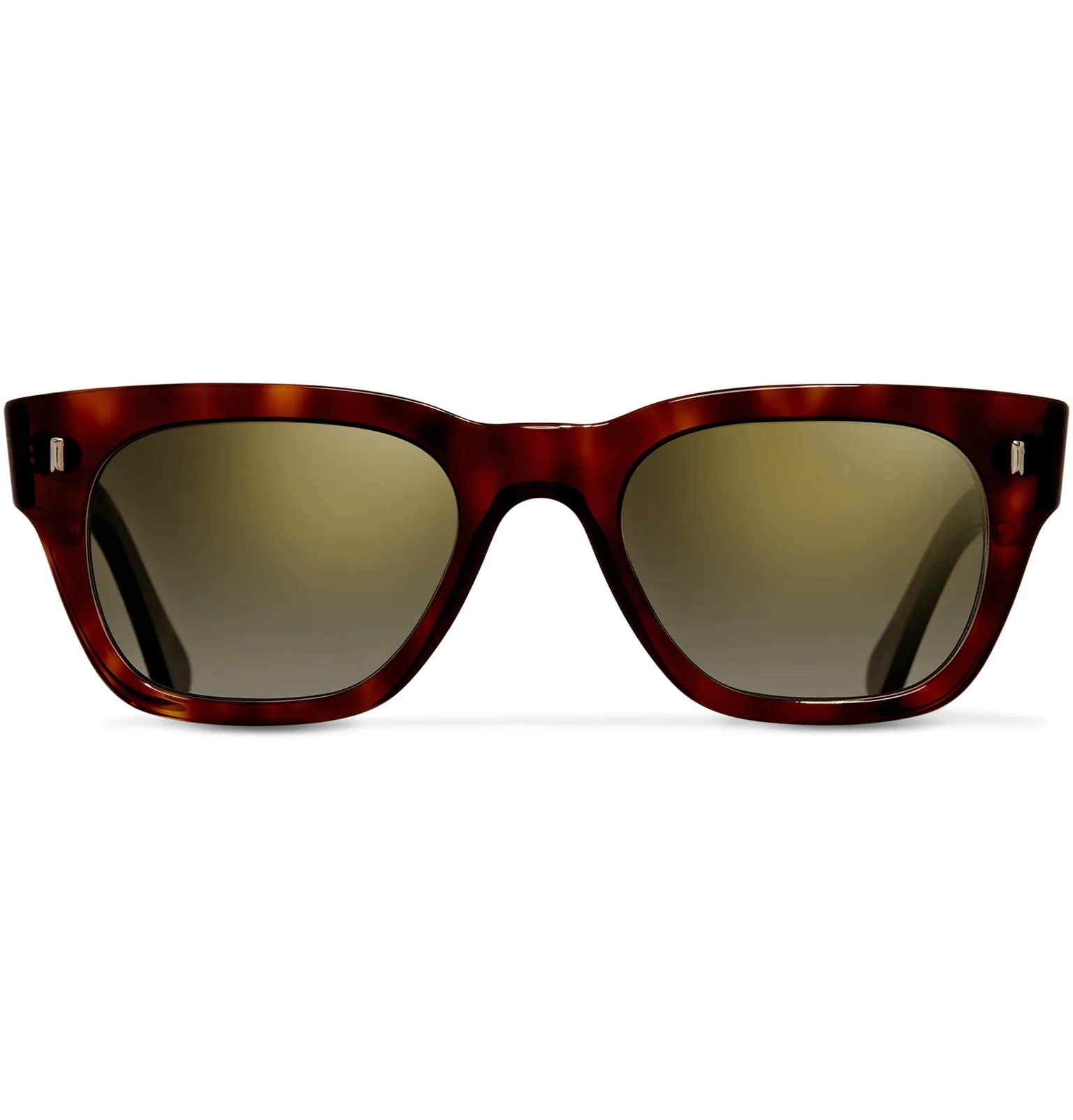 D-Frame Tortoiseshell Acetate Sunglasses - 1