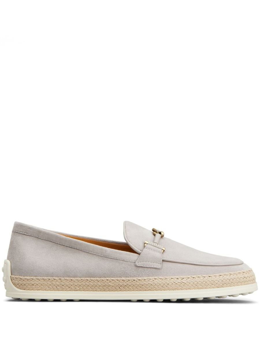 TOD'S SUEDE LEATHER LOAFERS - 1
