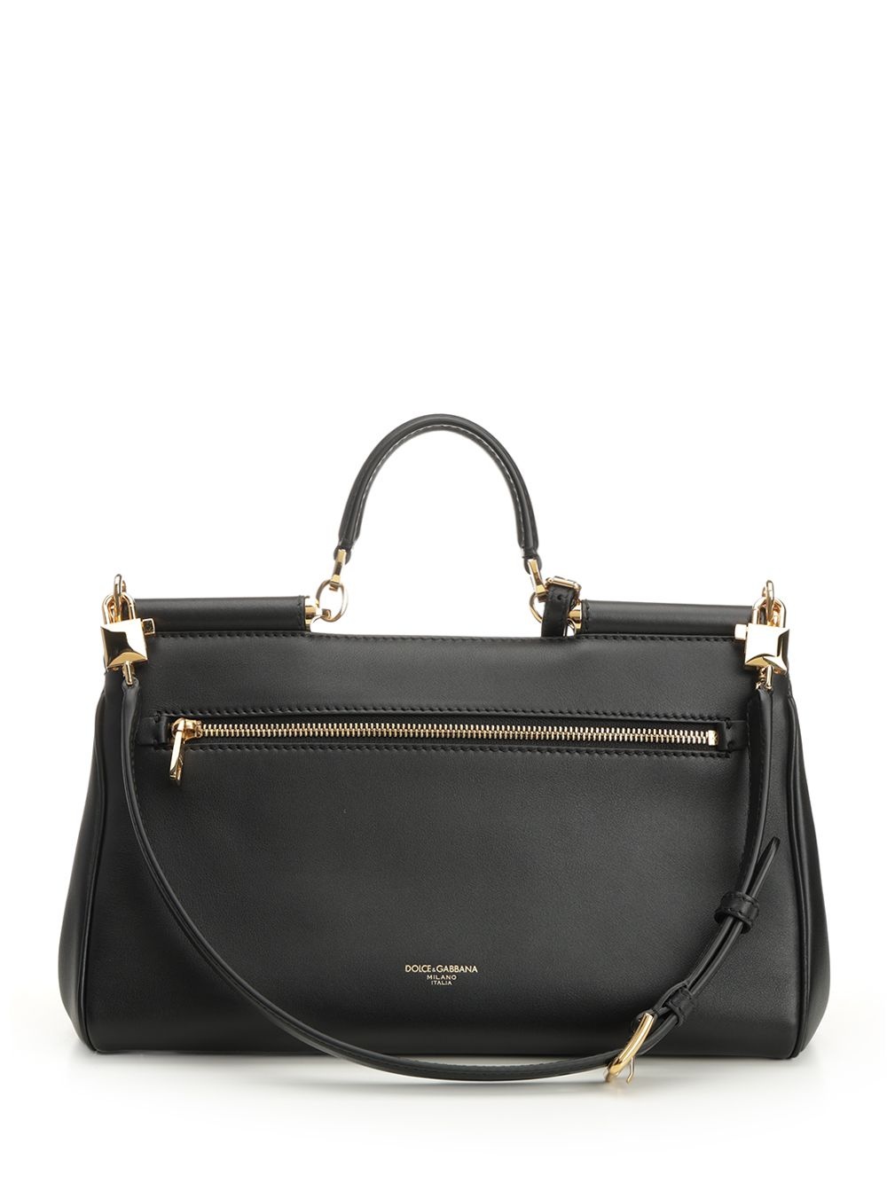 Medium Sicily Handbag Handbags Black - 3