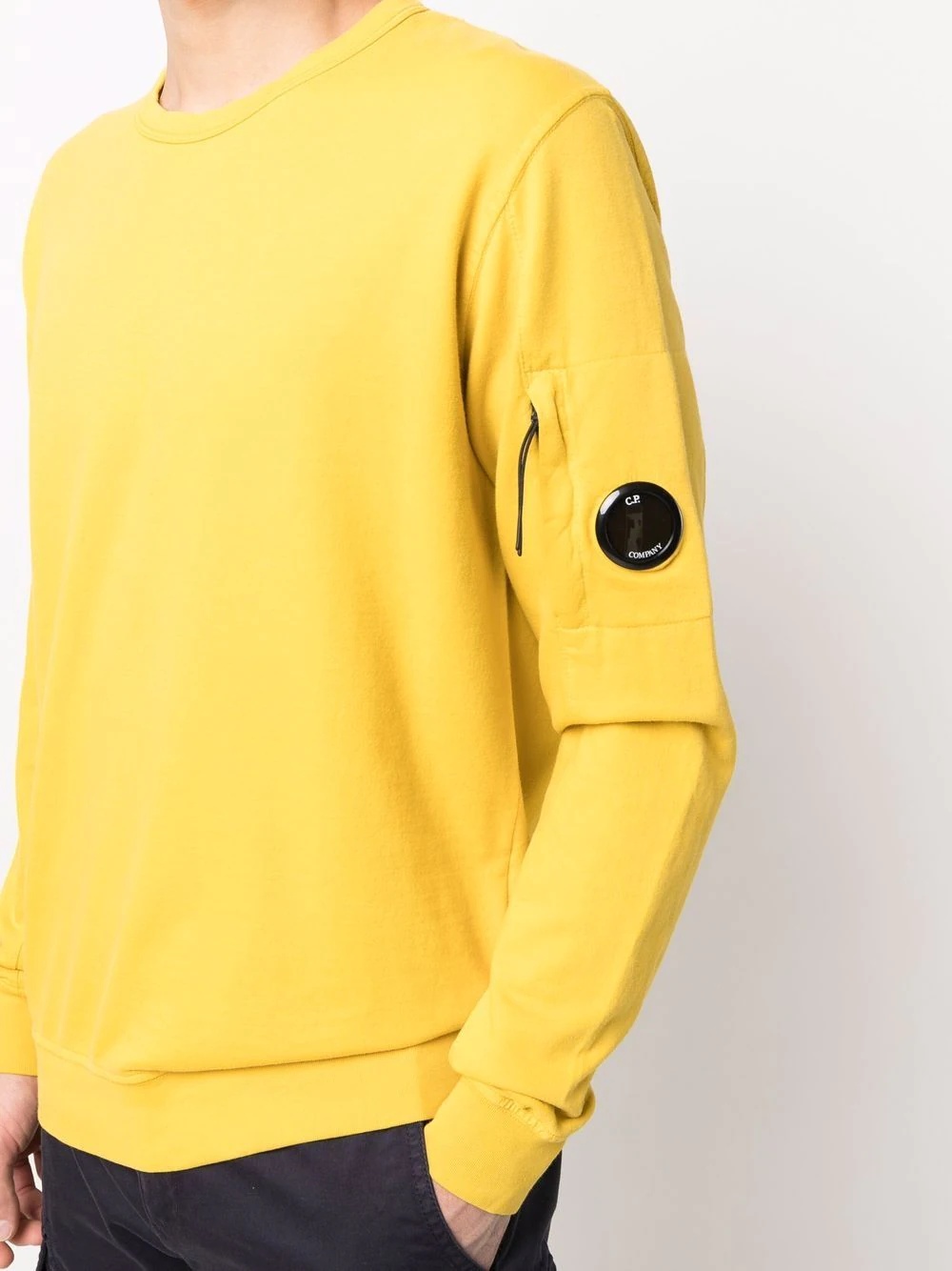 sleeve-pocket cotton sweatshirt - 5