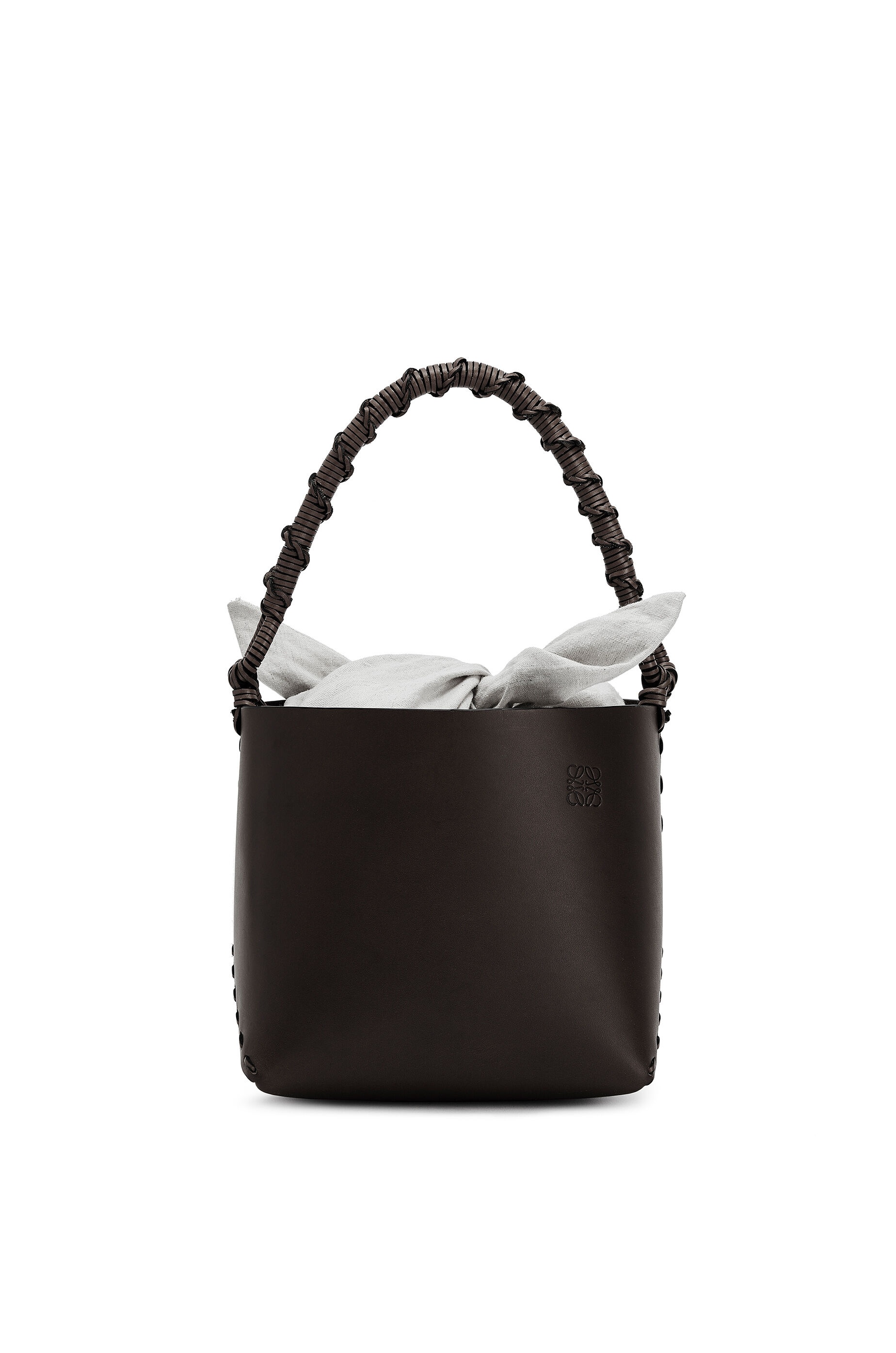 Bucket square bag in calfskin - 4