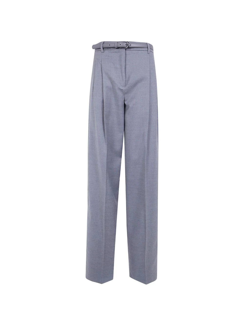 belted pleated trousers - 1