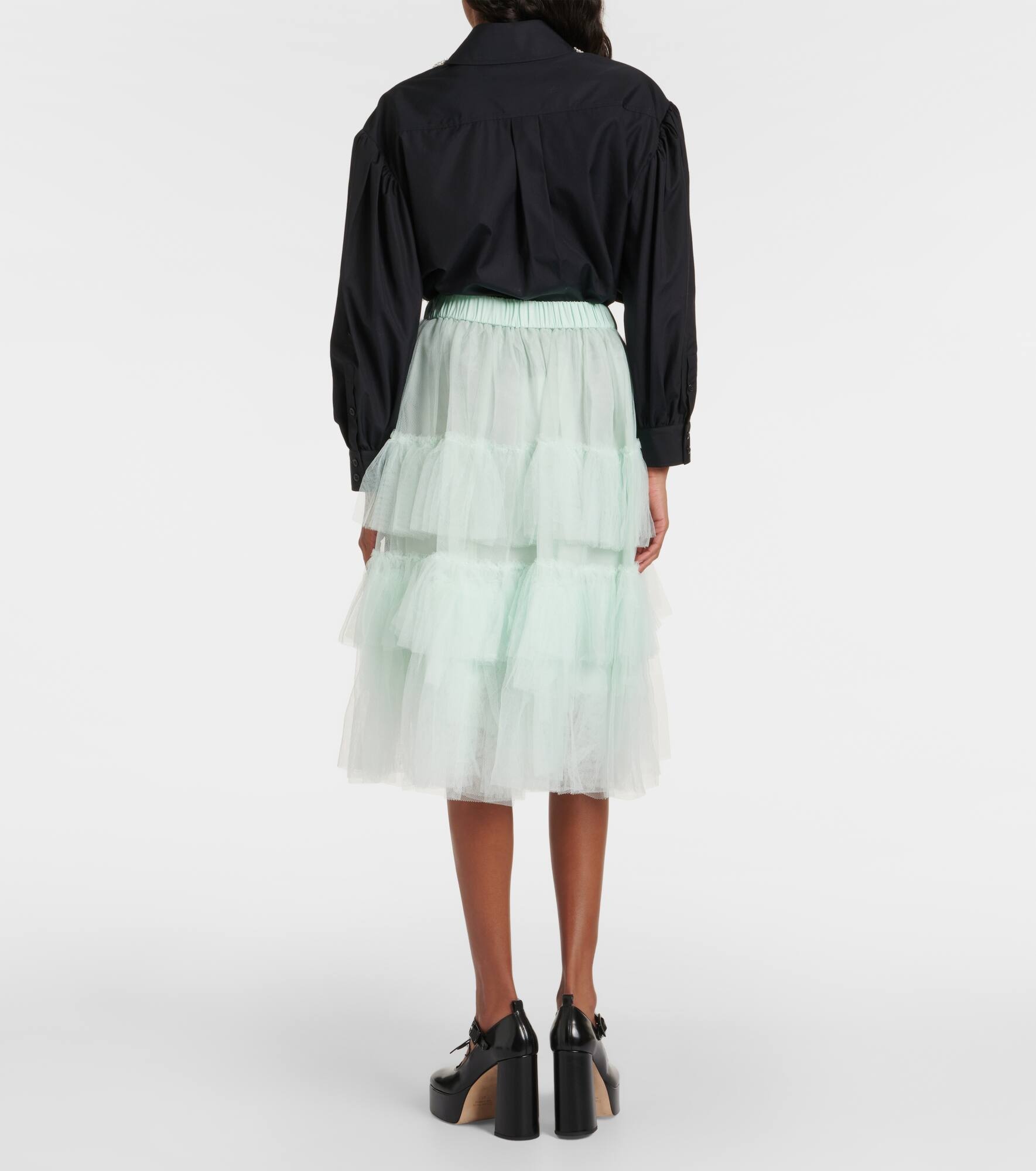 Tulle midi skirt - 3