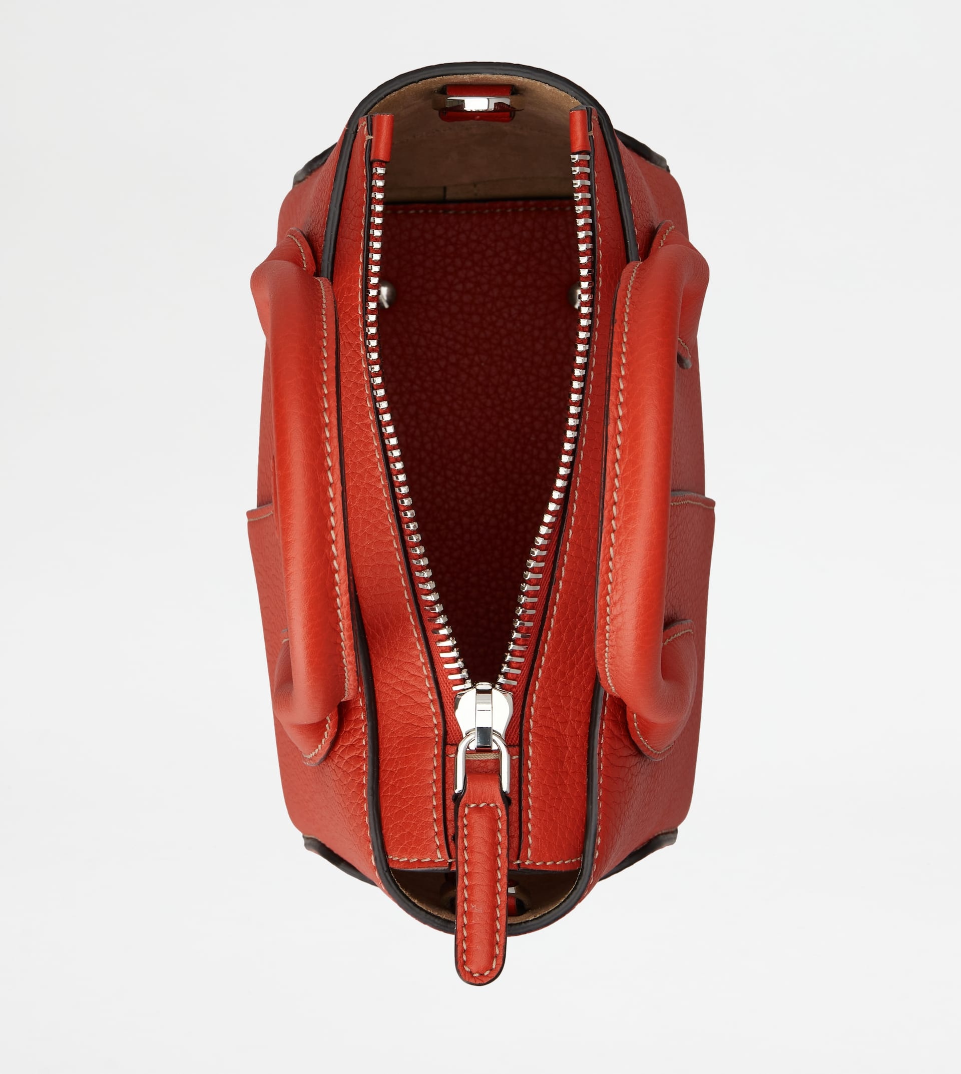 TOD'S DI BAG IN LEATHER MINI - RED - 4