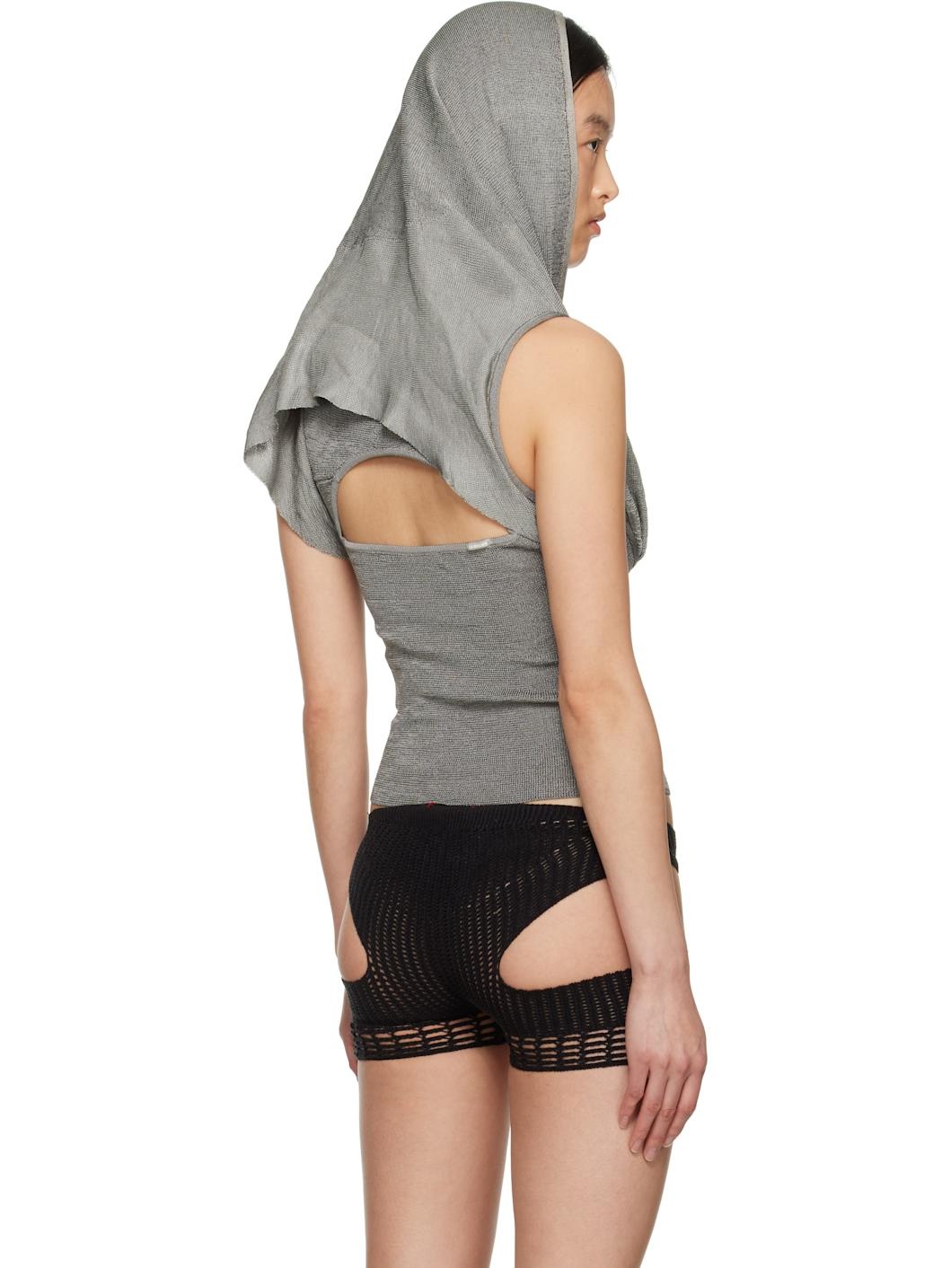 Gray Lowhood Top - 3