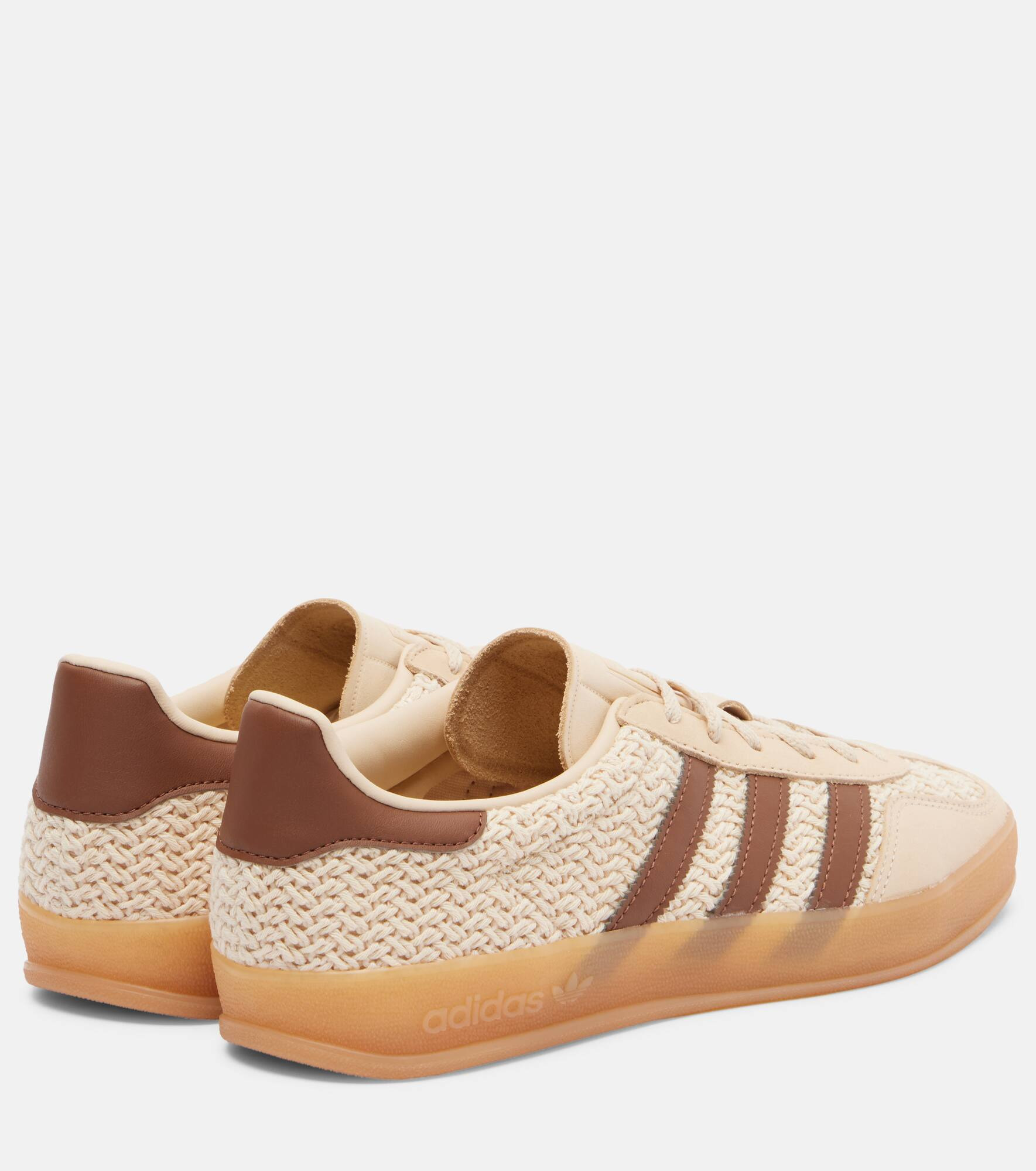 Gazelle Indoor suede-trimmed sneakers - 2