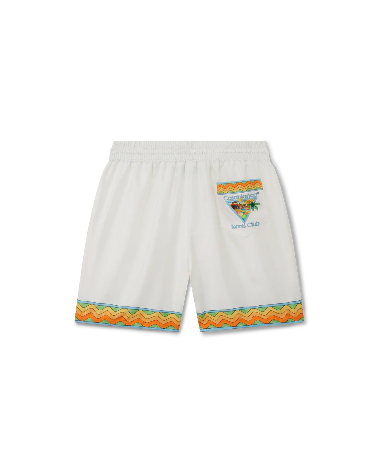 Afro Cubism Tennis Club Silk Shorts - 2