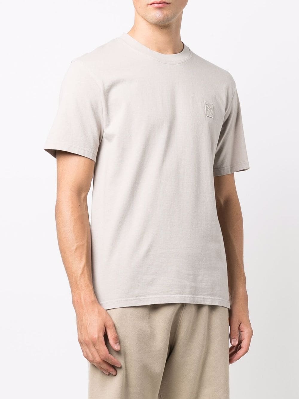 logo-patch organic cotton T-shirt - 4