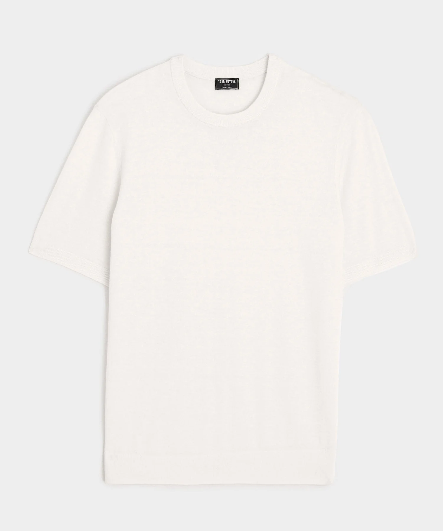 Silk-Cashmere Sweater Tee - 1