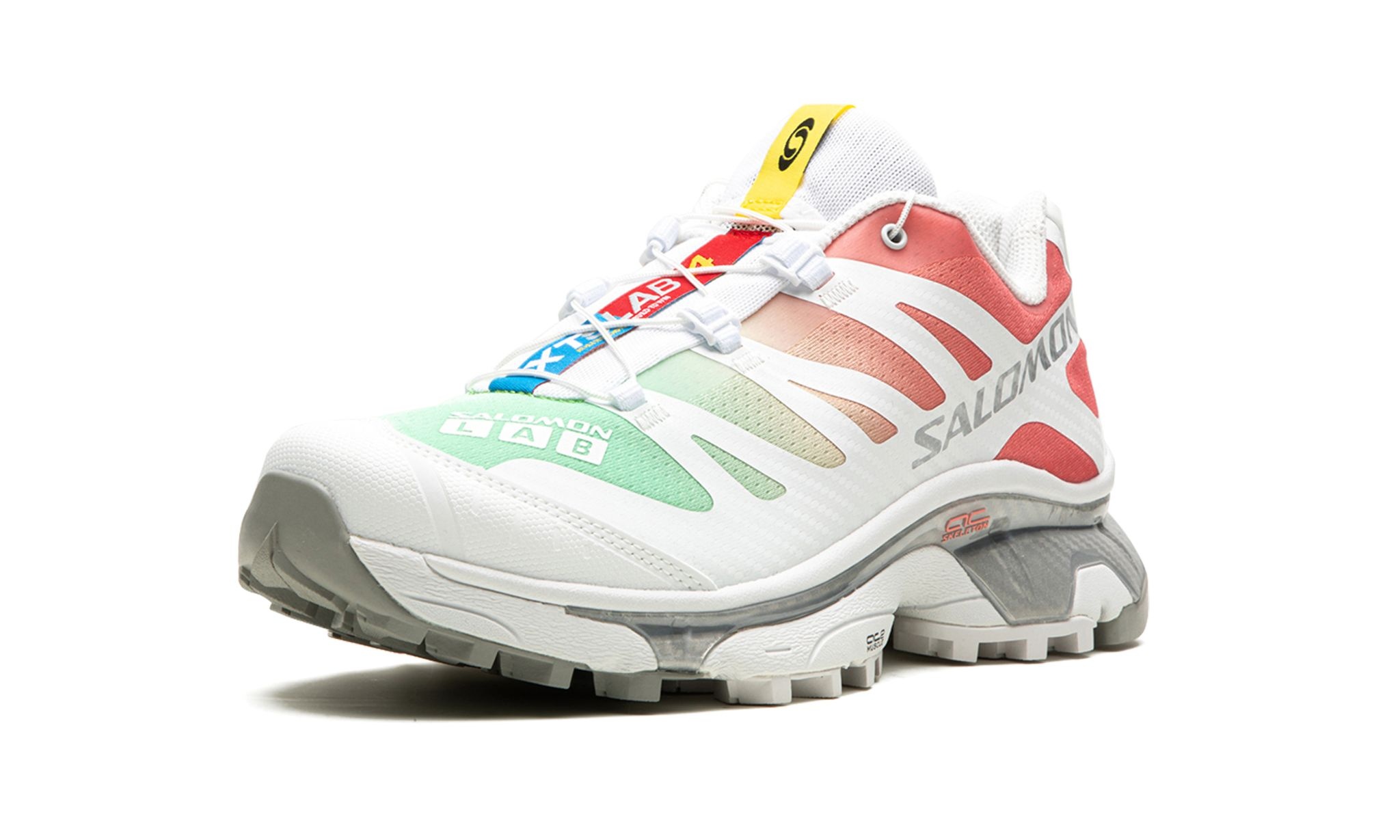 Salomon XT-4 OG Shoes "Green Ash Coral" - 4