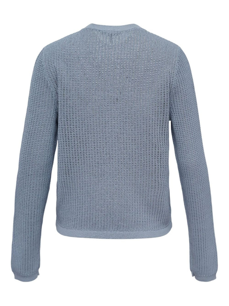 rag & bone button-detailed open-knit cardigan outlook