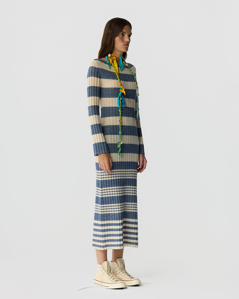 Striped Rib Dress 5