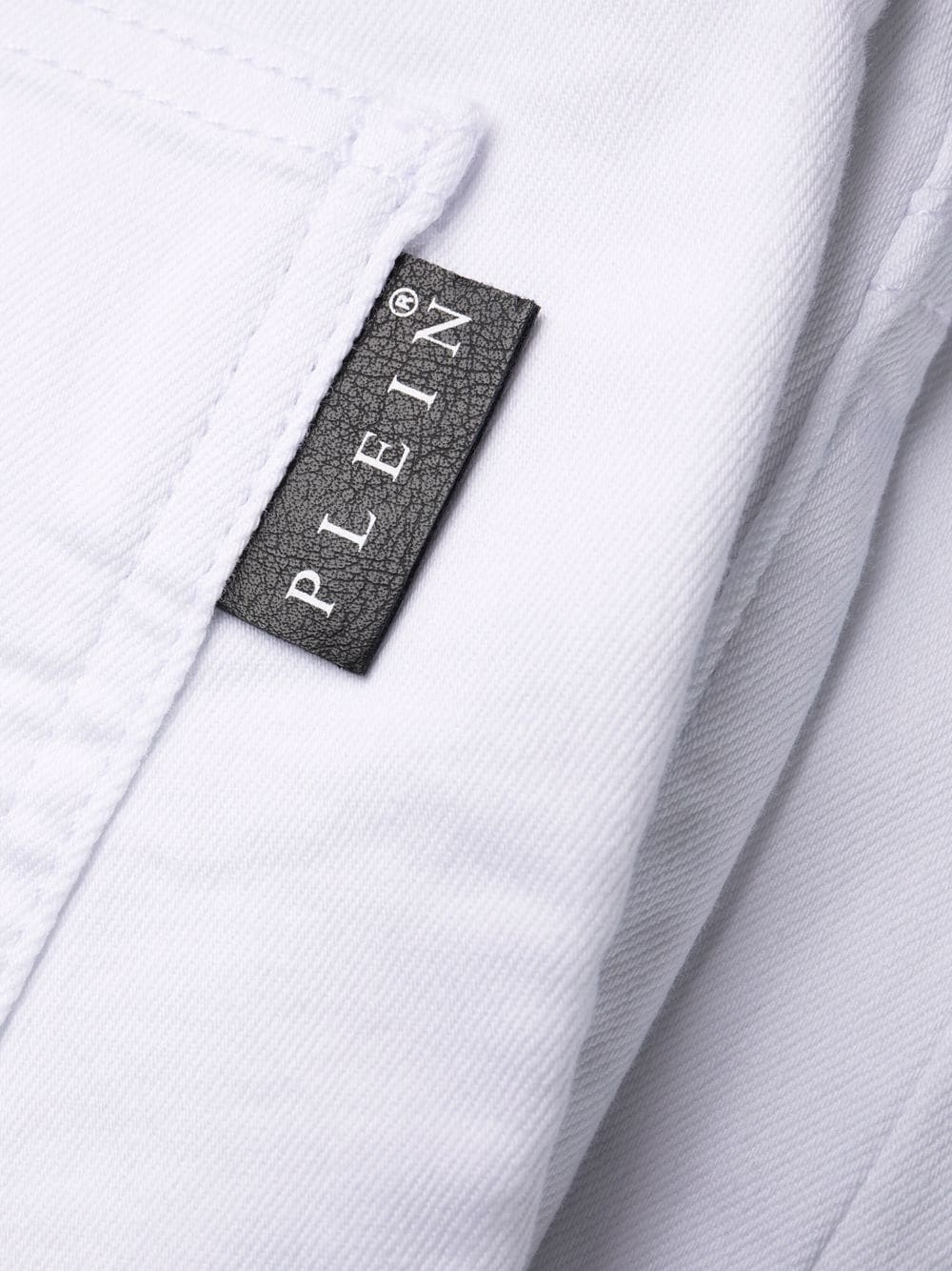 logo-patch detail jeggings - 7