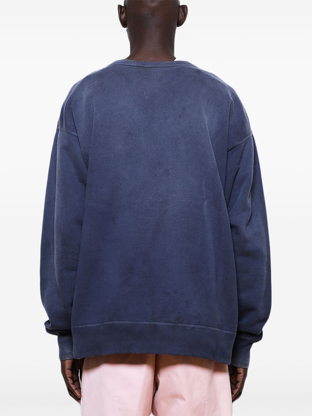 Fatal Life crew-neck cotton sweatshirt - 5