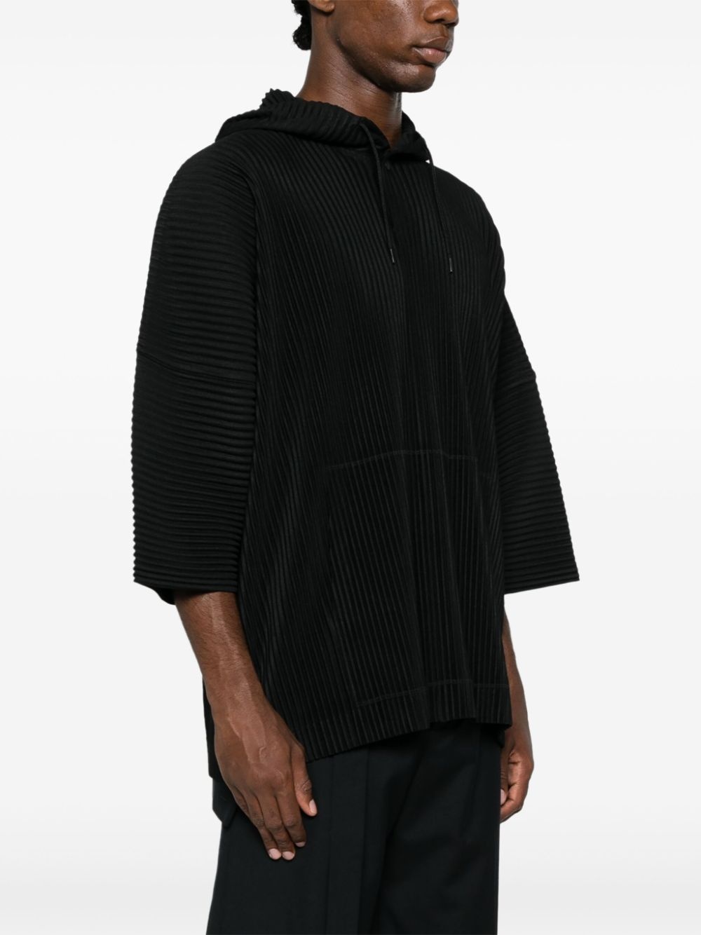 Mc June plissé hooded T-shirt - 3