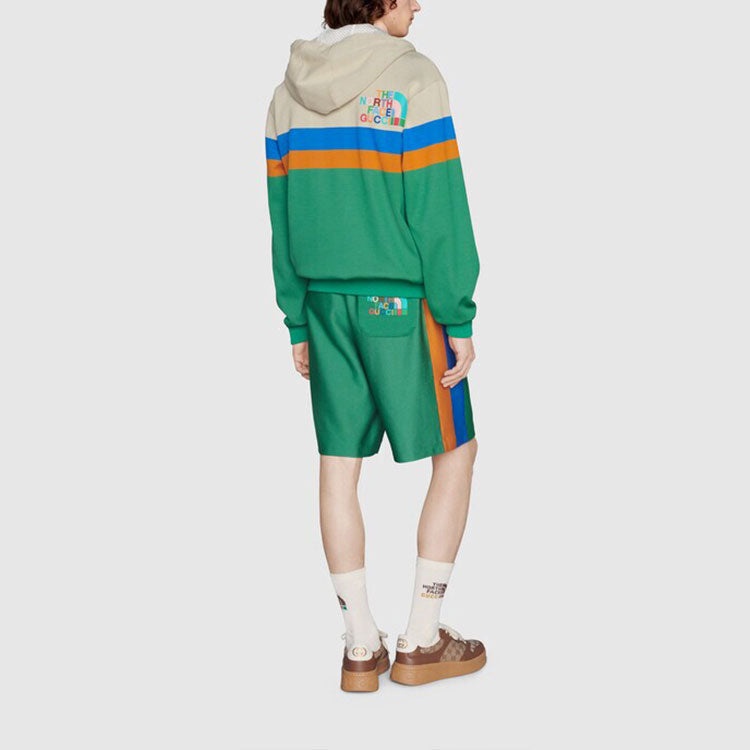 Gucci x The North Face Nylon Shorts 'Green' 676596-XJDWQ-3334 - 3
